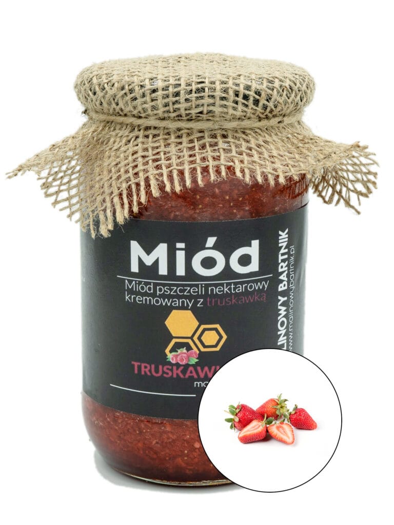 Miód z Truskawkami 0,87 kg, 870 g