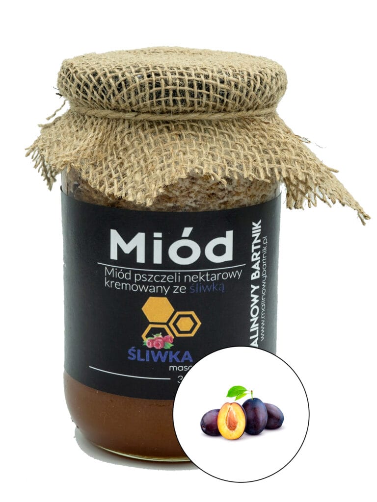 Miód ze Śliwkami 0,87 kg, 870 g