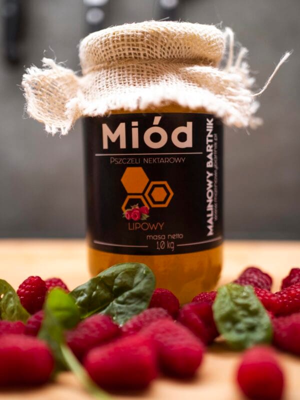 Miód Lipowy - 1KG 1000G tegoroczny zbiór z 2026r. – zdjęcie 2