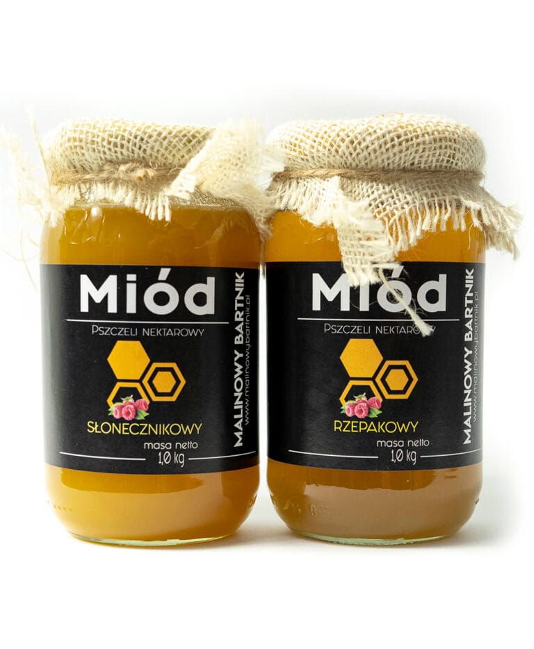 Zestaw Miodów Słonecznik i Rzepak 2 kg - 2026r
