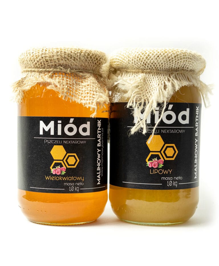 Zestaw Miodów Wielokwiat i Lipa 2kg z 2026r.
