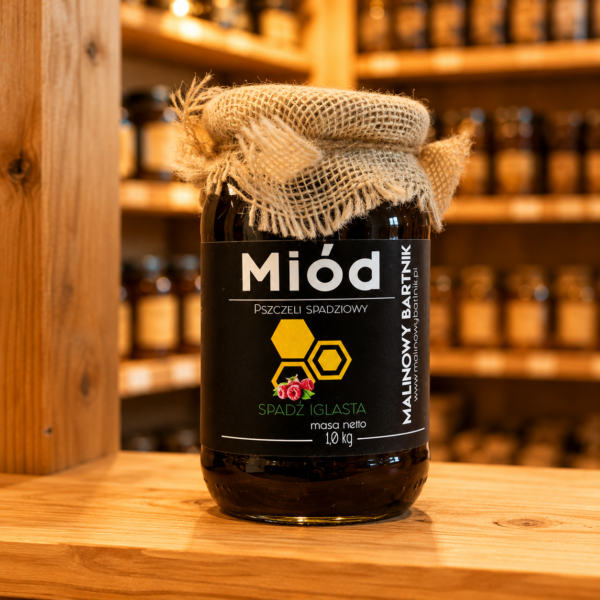 Miód Spadziowy - Spadź Iglasta 1 kg, 1000g z 2026 – zdjęcie 2