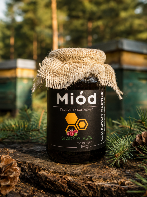 Miód Spadziowy - Spadź Iglasta 1 kg, 1000g z 2026