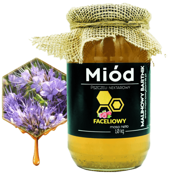Miód Faceliowy 1 kg, 1000 g - tegoroczny 2026 – zdjęcie 5