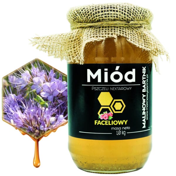 Miód Faceliowy 1 kg, 1000 g - tegoroczny 2026 – zdjęcie 3
