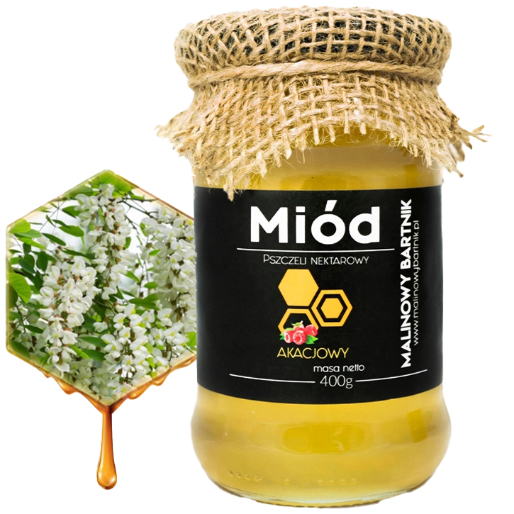 Miód Akacjowy 0,4 kg, 400 g - tegoroczny 2026