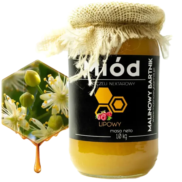 Miód Lipowy - 1KG 1000G tegoroczny zbiór z 2026r.