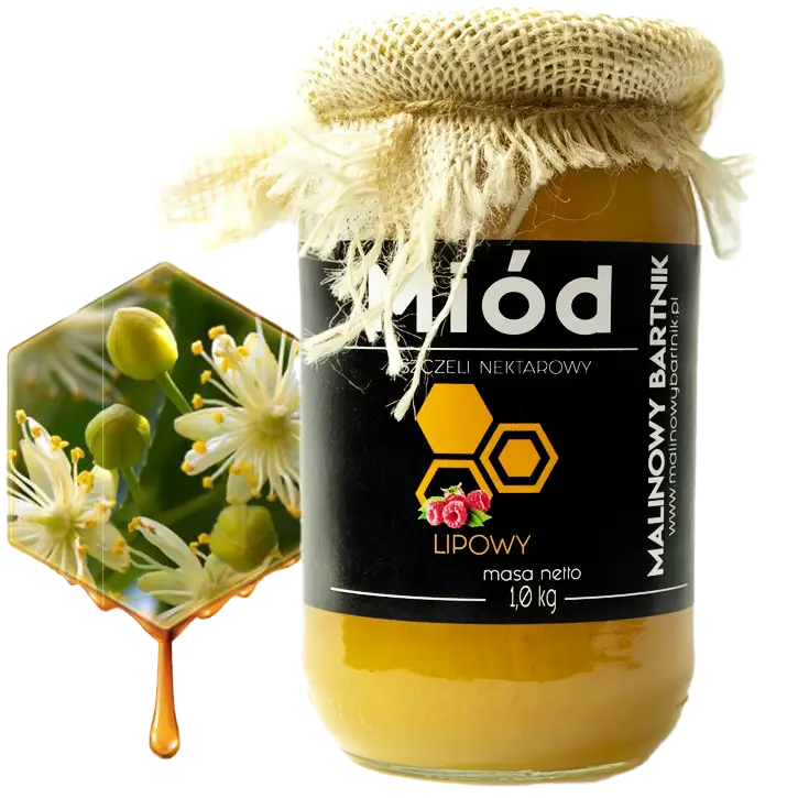 Miód Lipowy - 1KG 1000G tegoroczny zbiór z 2026r.