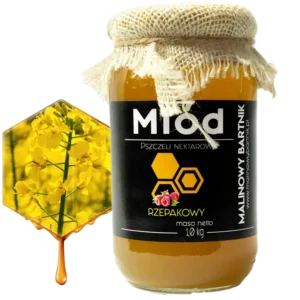 Miód Rzepakowy 1 kg, 1000 g - Zbiór Maj 2026
