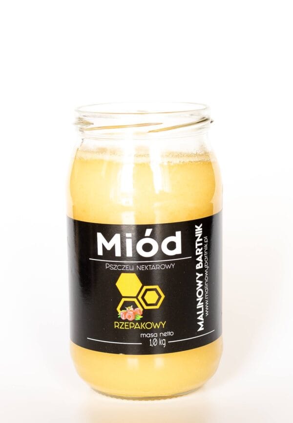 Miód Rzepakowy 1 kg, 1000 g - Zbiór Maj 2026 – zdjęcie 2