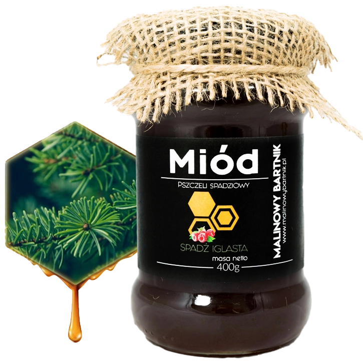 Miód Spadziowy - Spadź iglasta 0,4 kg, 400 g z 2026