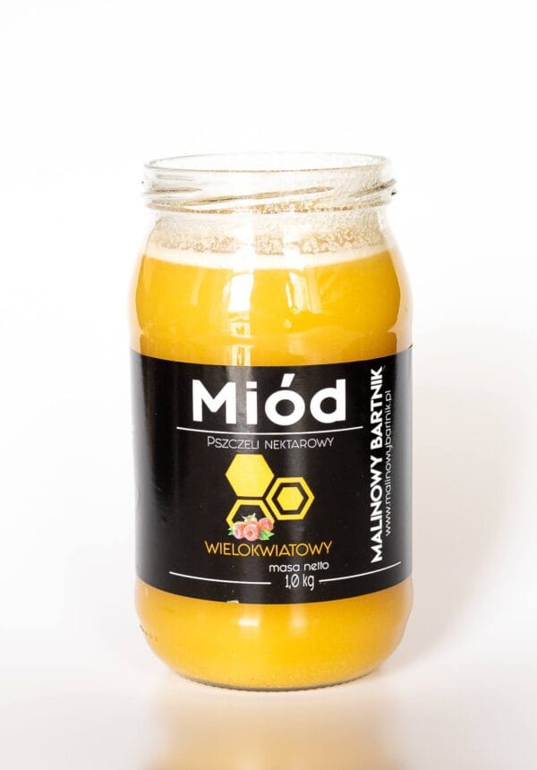 Miód Wielokwiatowy 1 kg, 1000 g - Zbiór Maj 2026 – zdjęcie 2