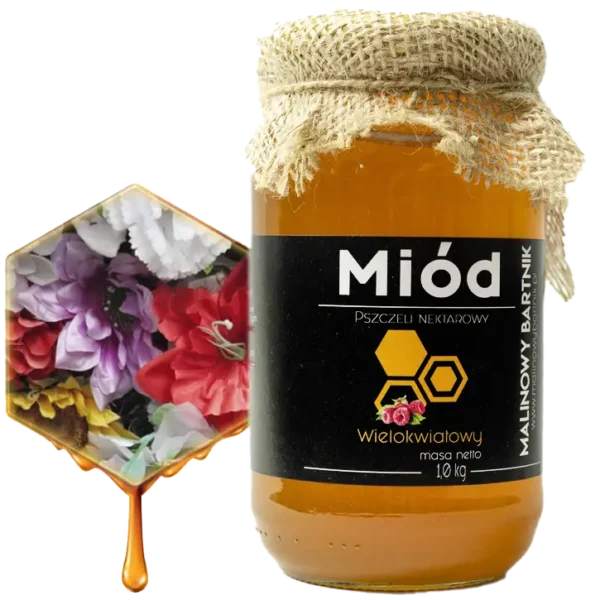 Miód Wielokwiatowy 1 kg, 1000 g - Zbiór Maj 2026