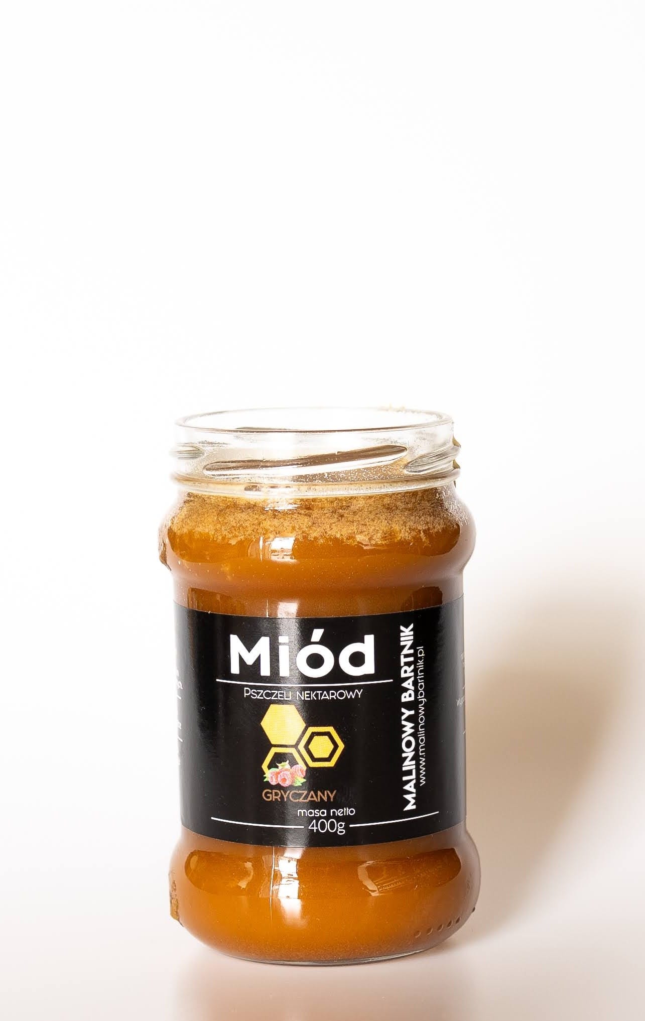 Miód Gryczany - 0.41KG 410G tegoroczny zbiór – zdjęcie 2