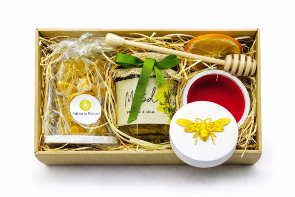  Naturalny zestaw prezentowy z miodem i rękodziełem – elegancja inspirowana naturą  – zdjęcie 2